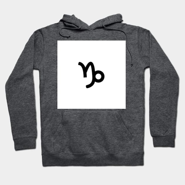 Capricorn Symbol Art Hoodie by Zodiac_fun_17